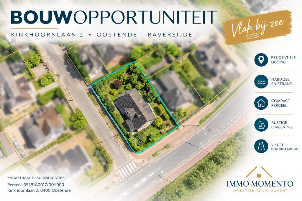 Bouwgrond in Oostende — hoofdfoto