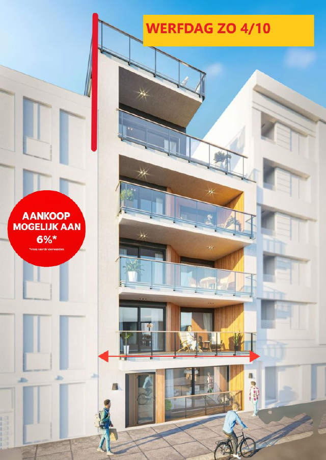Appartement te-koop in Oostende