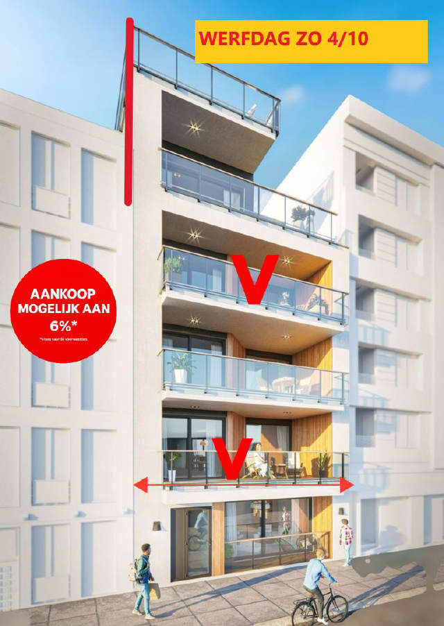 Appartement te-koop in Oostende
