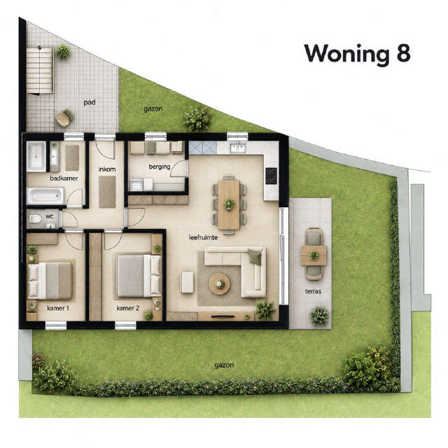 Appartement te-koop in Eeklo