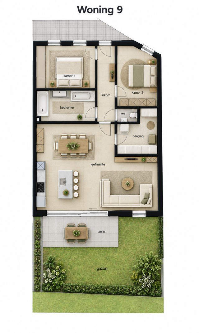 Appartement te-koop in Eeklo
