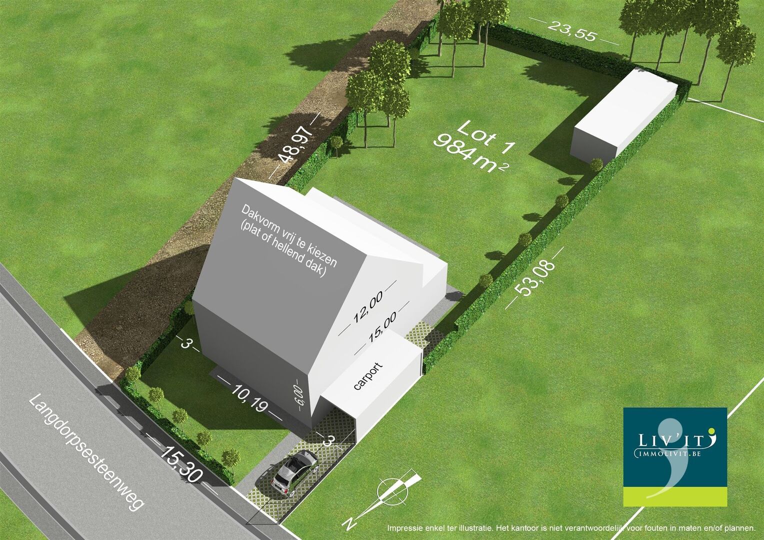 Bouwgrond te-koop in Langdorp