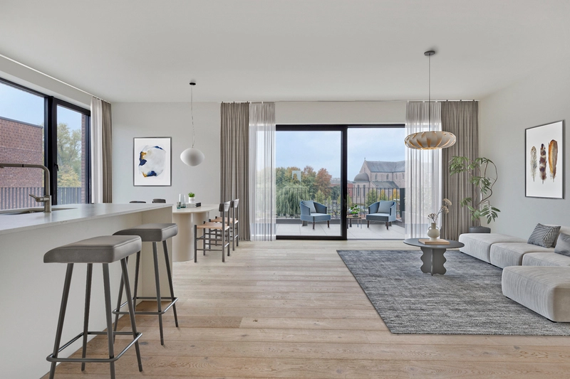 Appartement te-koop in Merelbeke-Melle
